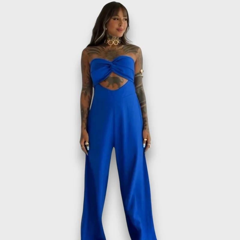 Salome – Jumpsuit mit Cut-out und Rückendetail