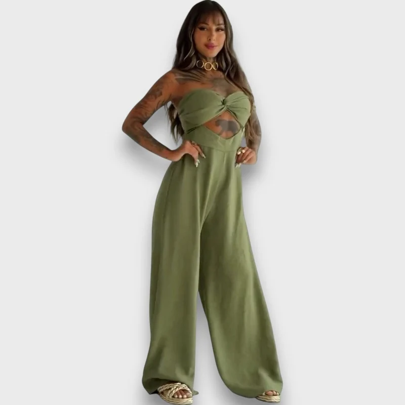 Salome – Jumpsuit mit Cut-out und Rückendetail