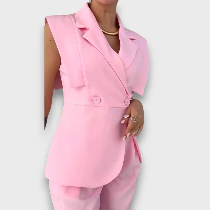 Olanda – Zweiteiler mit Oversize-Blazer und weiter Hose