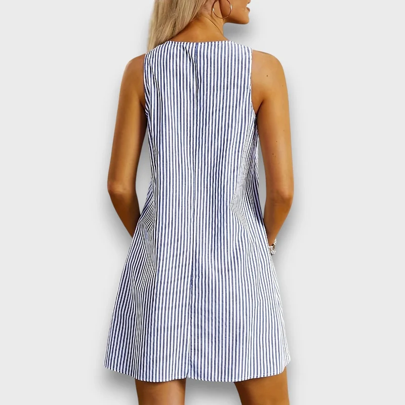 Mariva – Gestreiftes Sommerkleid mit Taschen