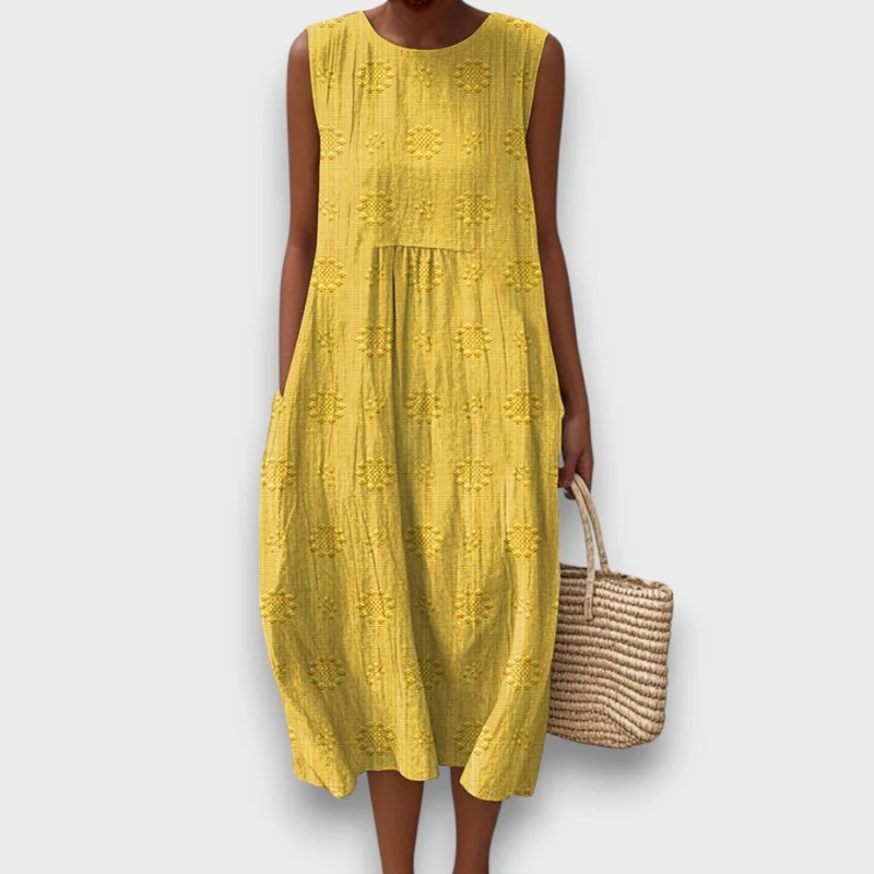 Serava – besticktes Midikleid