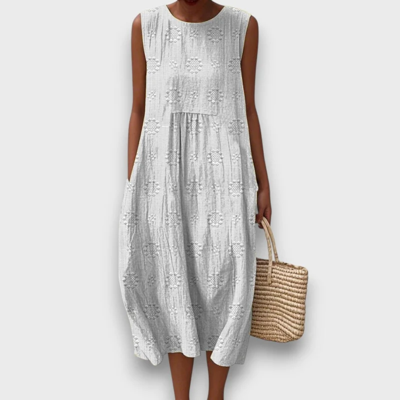 Serava – besticktes Midikleid
