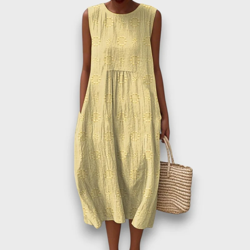 Serava – besticktes Midikleid