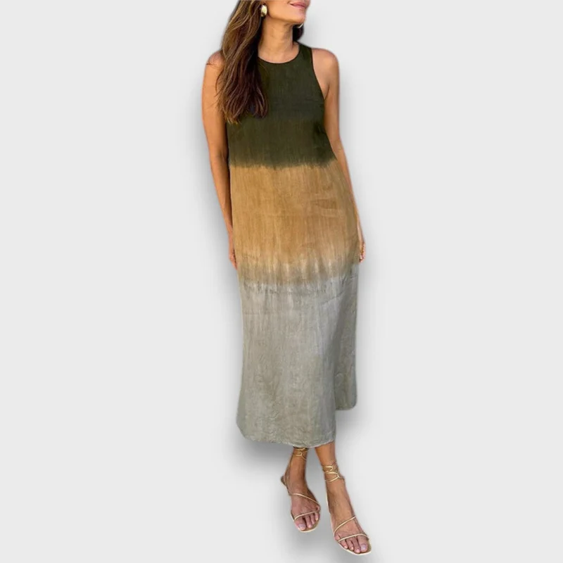 Elvani – Midikleid im sanften Farbverlauf