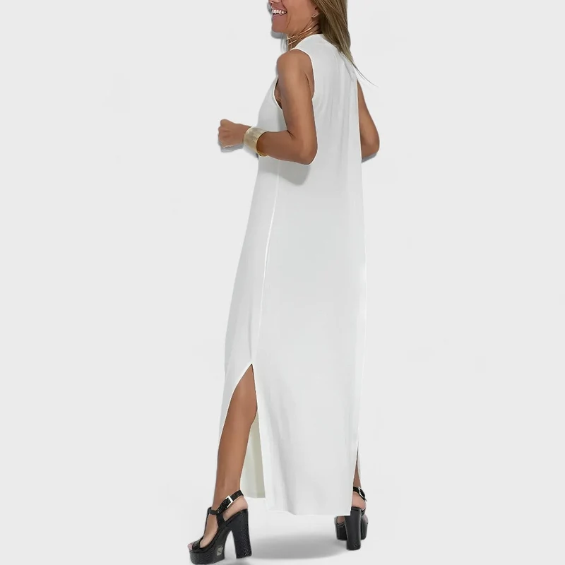 Livana – Maxikleid mit raffinierter Drapierung