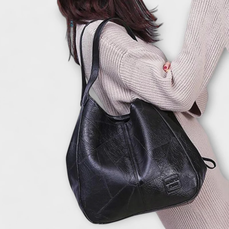 Reniva – Vintage-Schultertasche mit klarer Linie