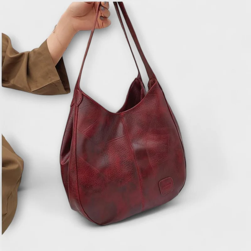 Reniva – Vintage-Schultertasche mit klarer Linie