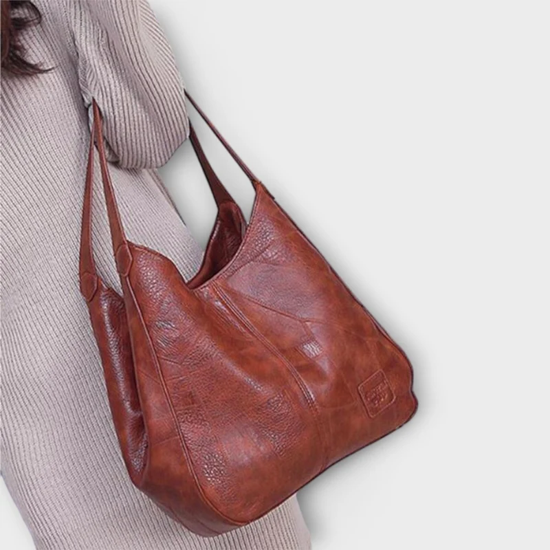 Reniva – Vintage-Schultertasche mit klarer Linie