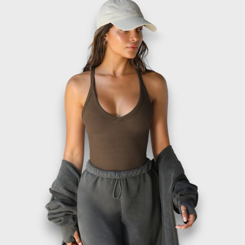 Talia – Ripp-Top mit Racerback