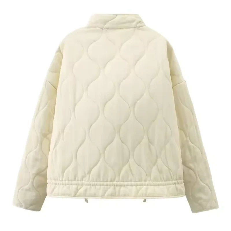 Damen Jacke mit Stehkragen und Taschendetails