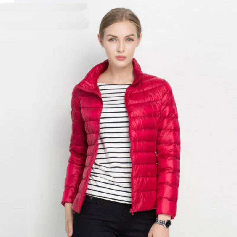 Damen Steppjacke mit leichter Fütterung und Stehkragen