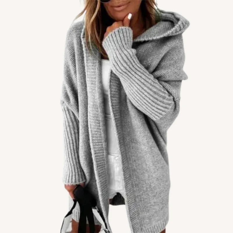 Paige | Lässiger Kapuzen-Cardigan