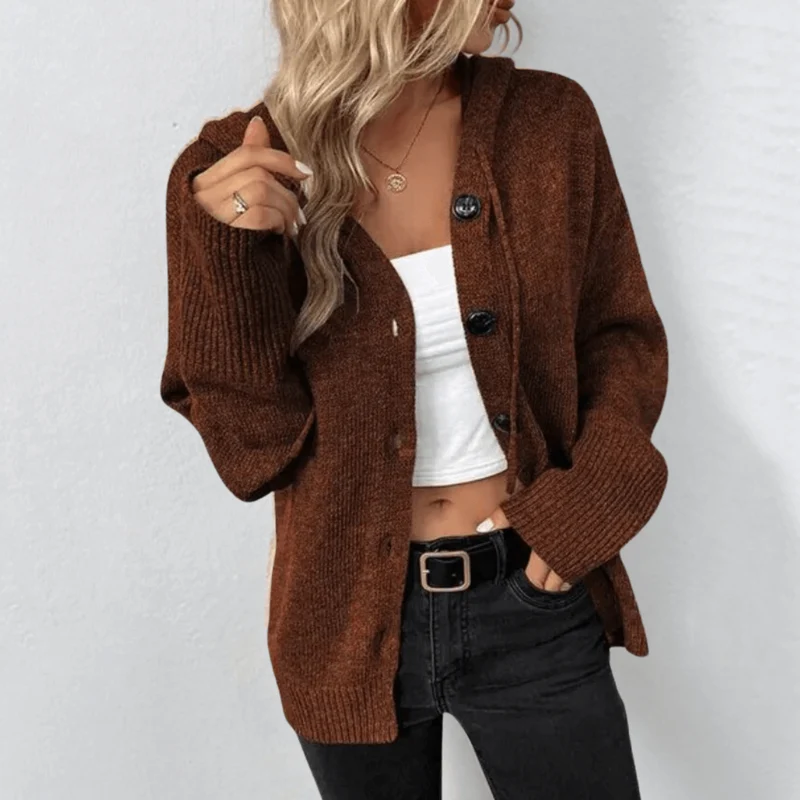 Brittan | Strickcardigan mit Knöpfe