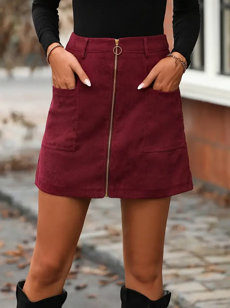 Mabel | Stylischer Rock mit Taschen