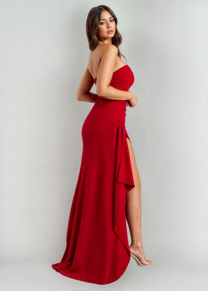 Zoey | Strahlendes Split-Kleid