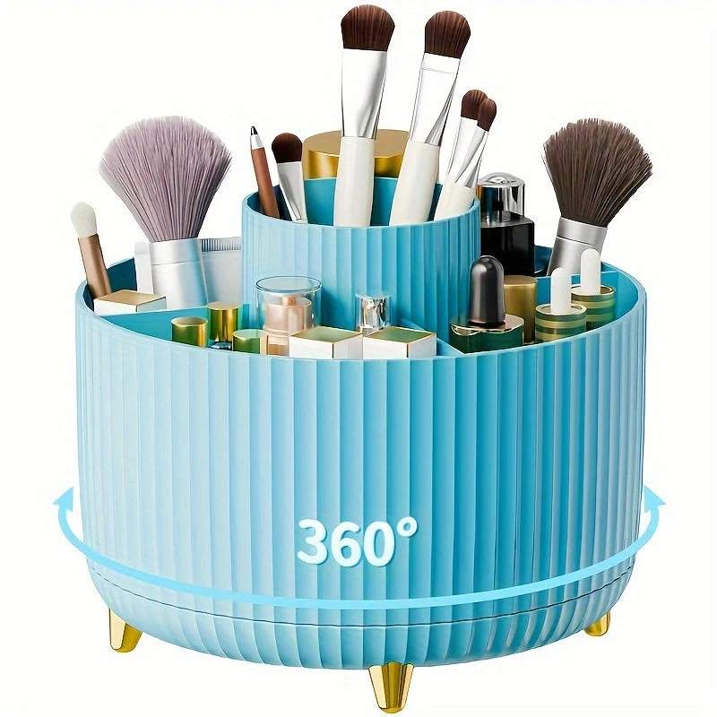 ElegantSpin 360° Drehbarer Organizer – Kosmetik Aufbewahrung