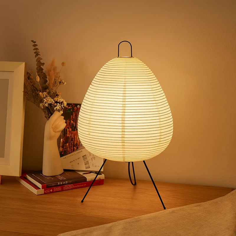 LumiGlow Japanische Reis-Papier Lampe – Stilvolle Innenbeleuchtung