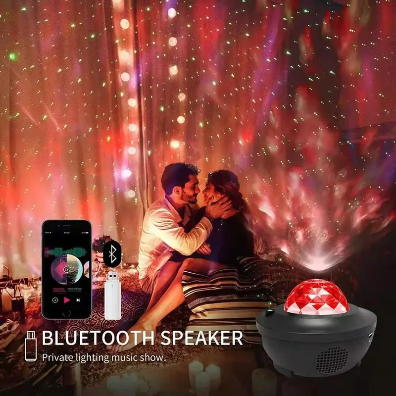 Galaxy-LED-Lautsprecher-Projektor-Licht