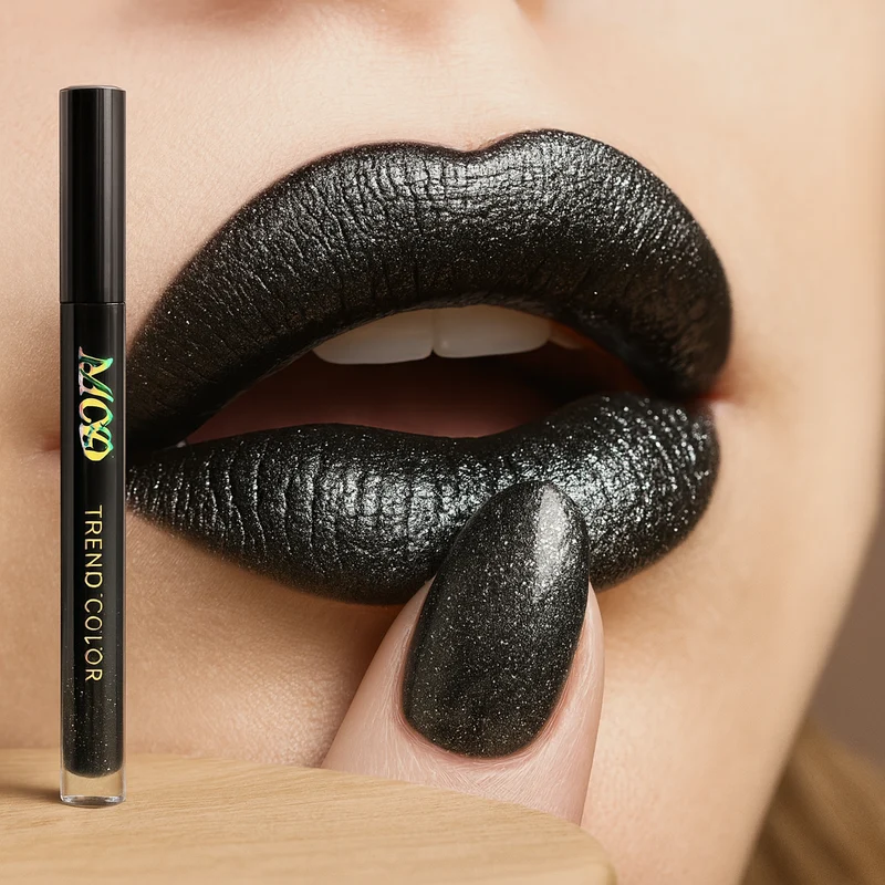 DarkGlam Lipgloss – Schwarzer Glanz-Lipgloss, langanhaltend & nicht klebrig