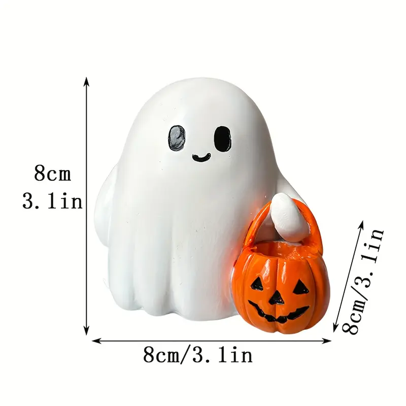 Halloween-Kürbis aus Harz – Dekoratives Tischornament