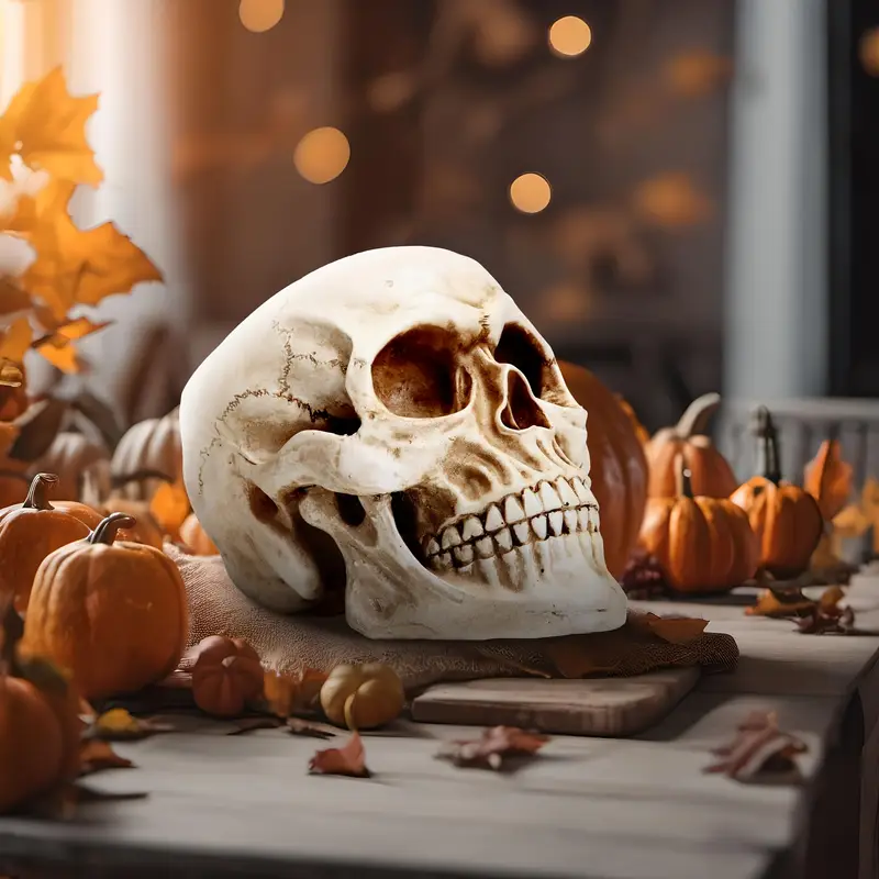Halloween-Kopfmodell – Lebensgroße 7–9 Zoll Dekoration für Zuhause und Party