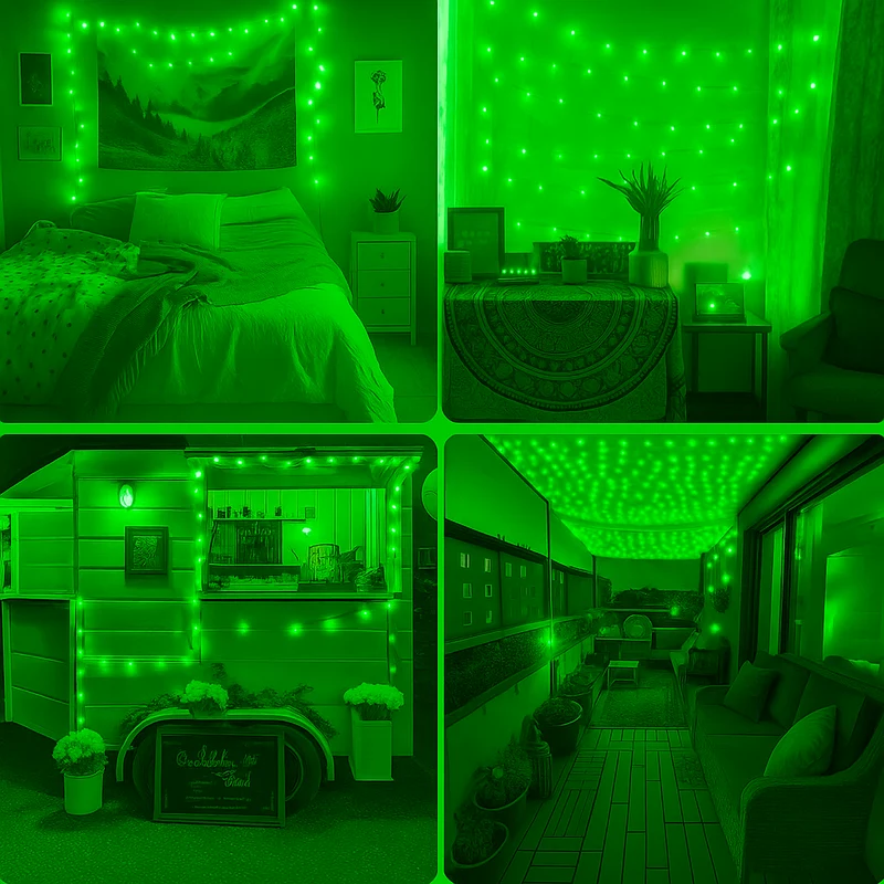SolarGlow Halloween Lichterkette – Solar Außenbeleuchtung für Garten & Terrasse