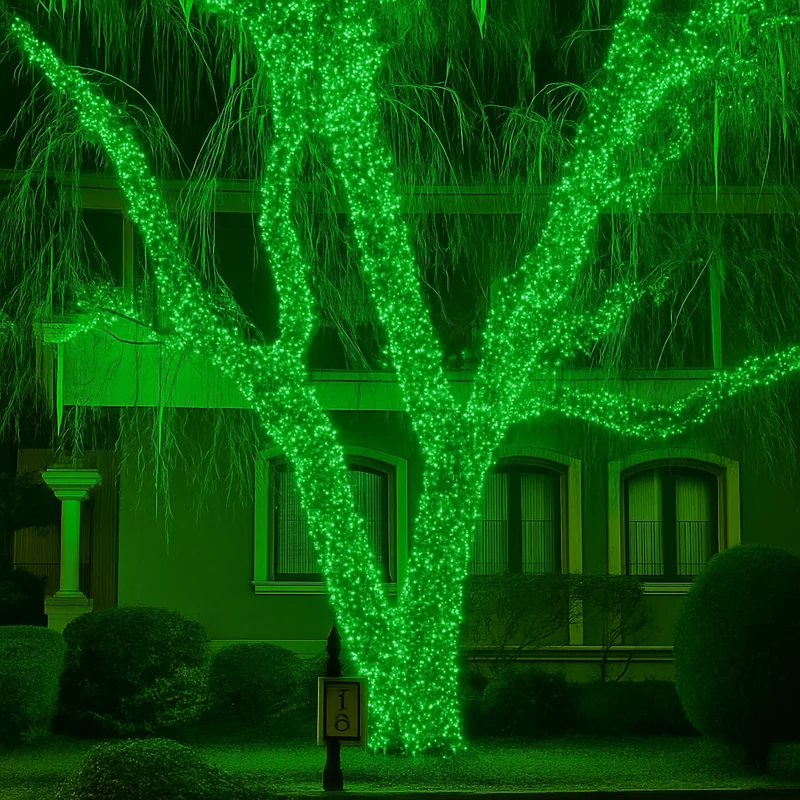 SolarGlow Halloween Lichterkette – Solar Außenbeleuchtung für Garten & Terrasse