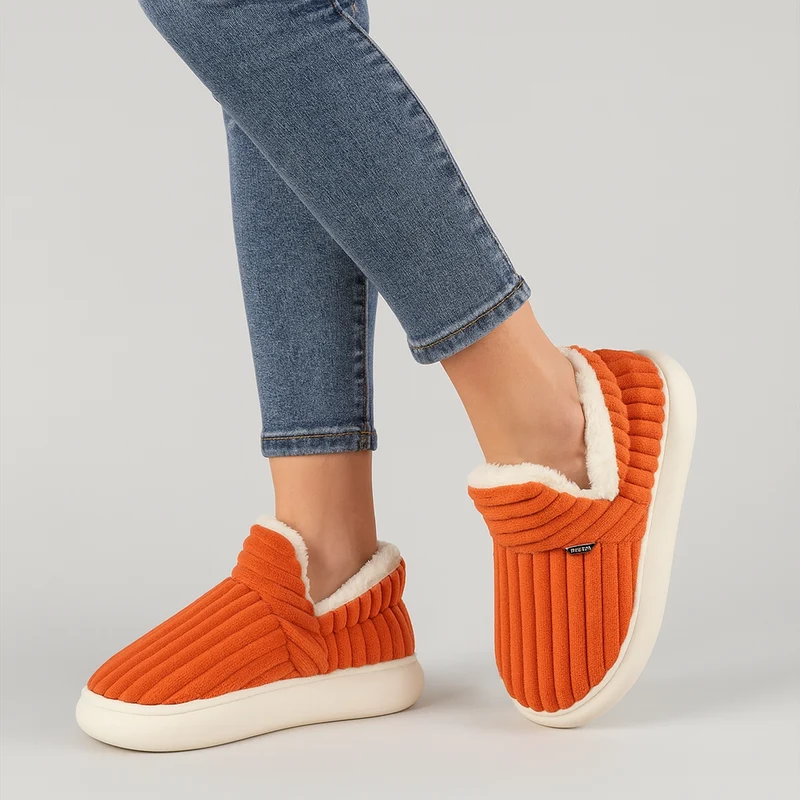 FuzzyWarm | Kuschelige Slip-On-Hausschuhe