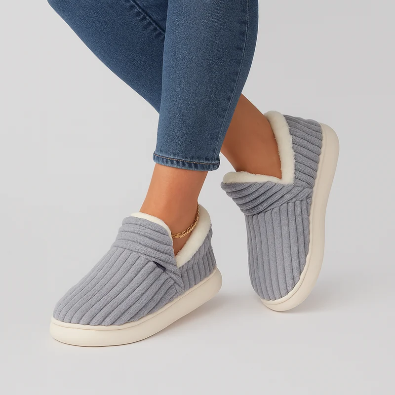 FuzzyWarm | Kuschelige Slip-On-Hausschuhe