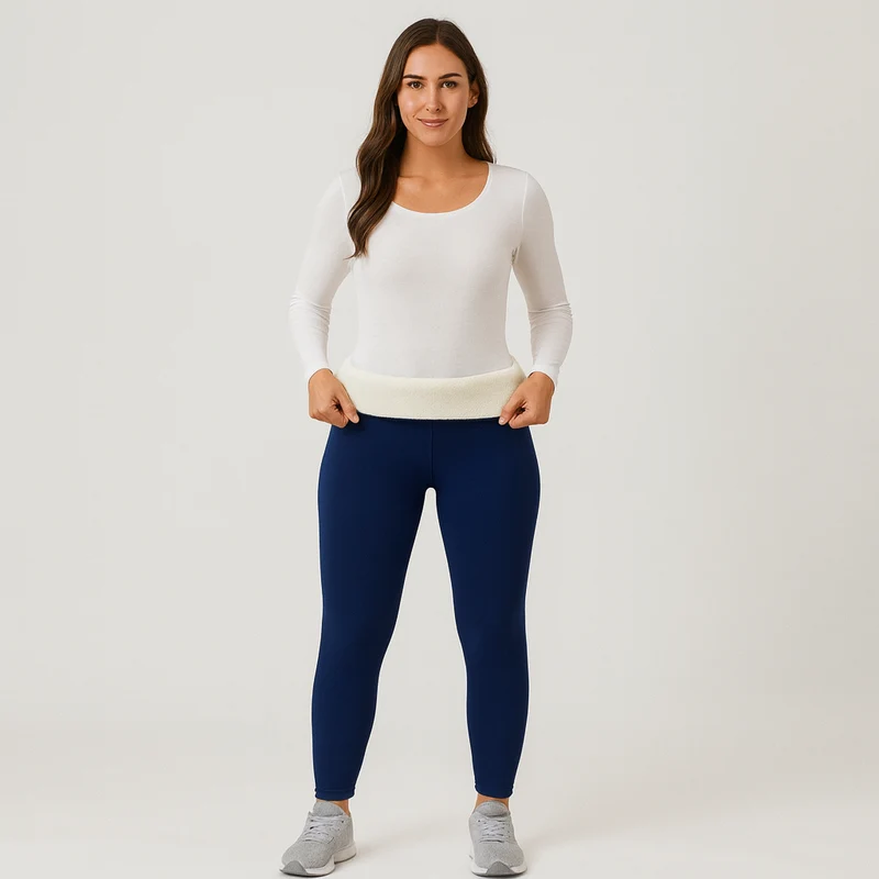 Selora | Kuschelige Thermo-Leggings mit Sherpa-Futter für Damen