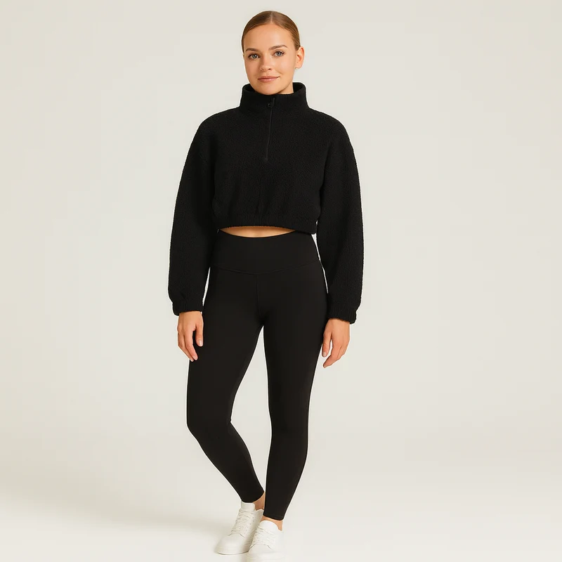 Marlis | Fleecegefüttertes Yoga-Outfit-Set