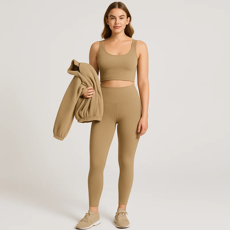 Marlis | Fleecegefüttertes Yoga-Outfit-Set