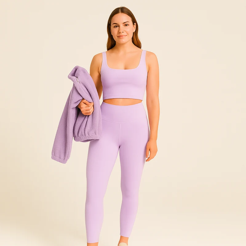 Marlis | Fleecegefüttertes Yoga-Outfit-Set