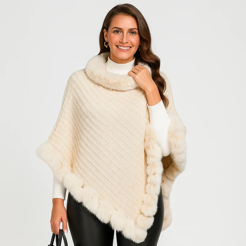 Amelinde | Herbst & Winter Pullover Schal Cape Mantel