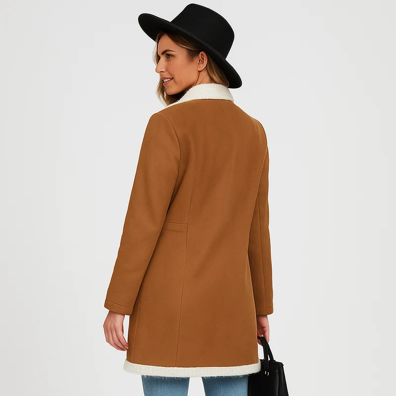 Gerlina | Stylischer Langarmmantel für Damen