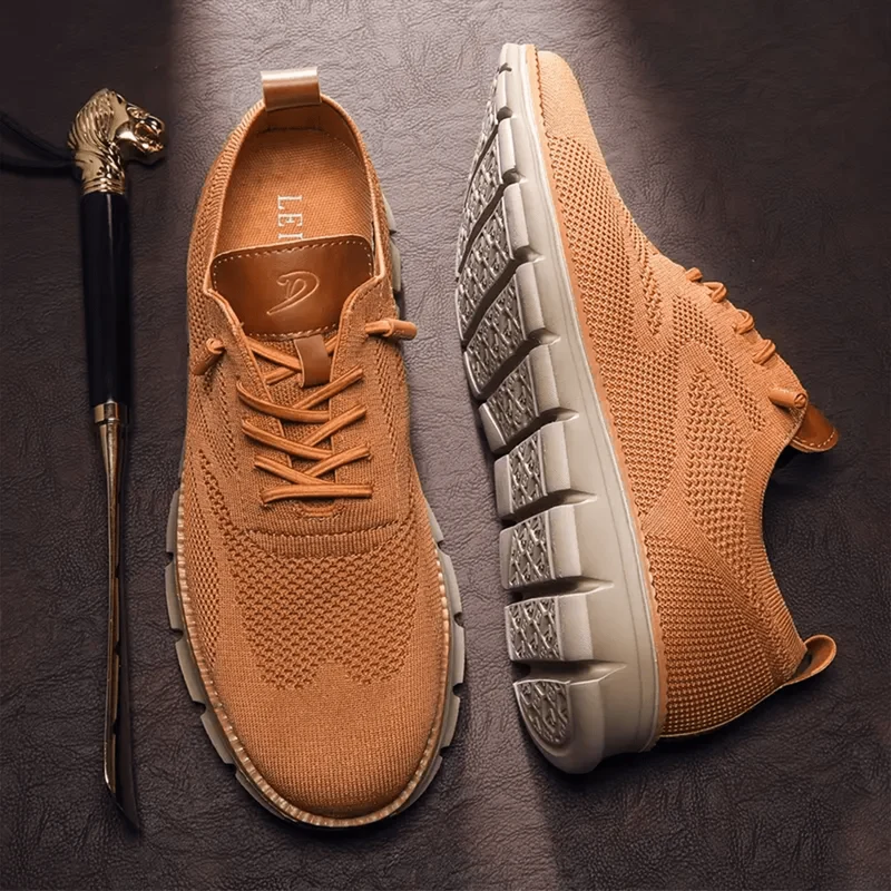 Leichte und atmungsaktive elegante Sneakers für Männer mit Anti-Rutsch-Design
