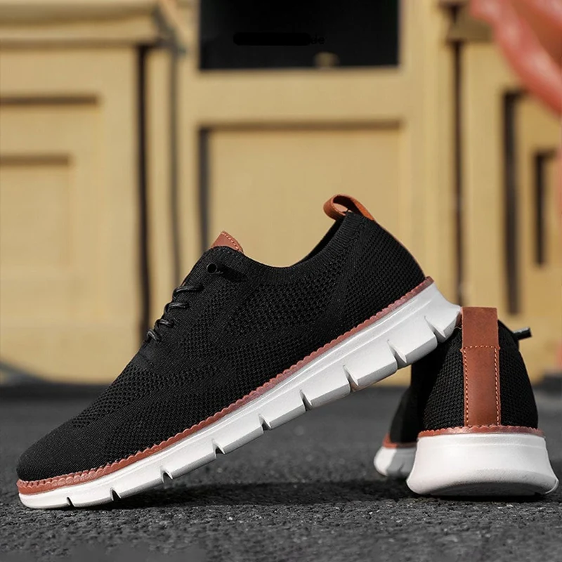 Leichte und atmungsaktive elegante Sneakers für Männer mit Anti-Rutsch-Design