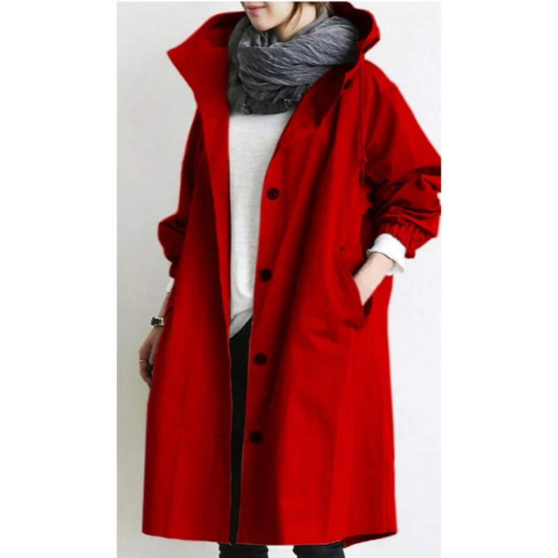 CELINE | Langer Trenchcoat mit Kapuze – Stilvoll & Funktional