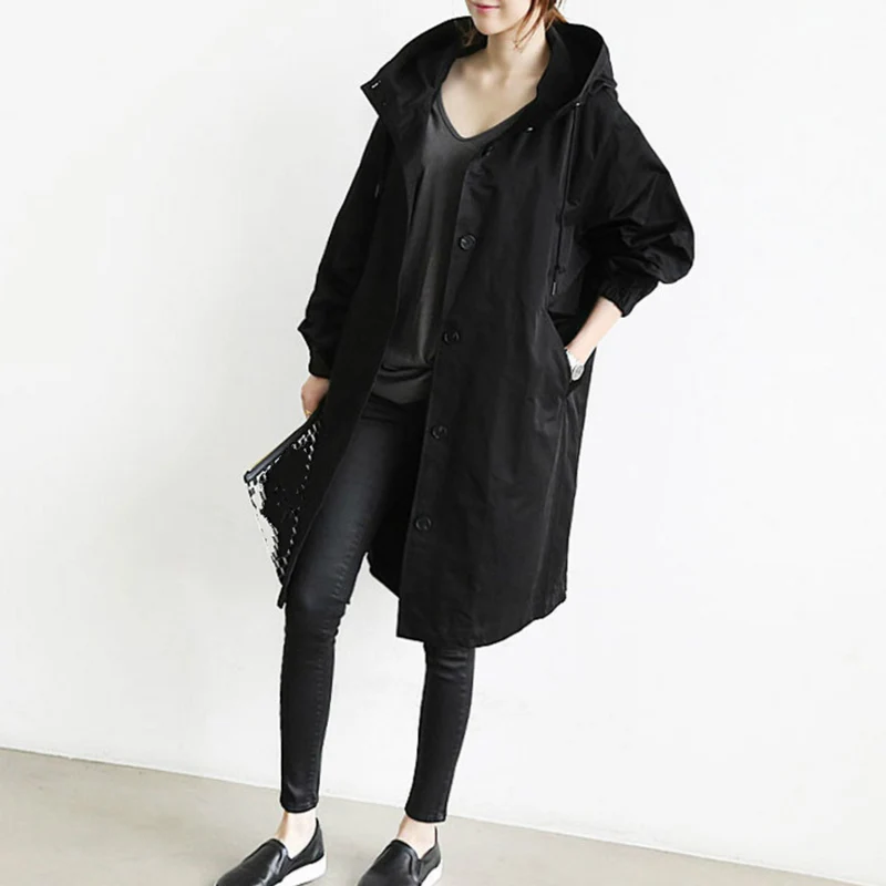 CELINE | Langer Trenchcoat mit Kapuze – Stilvoll & Funktional