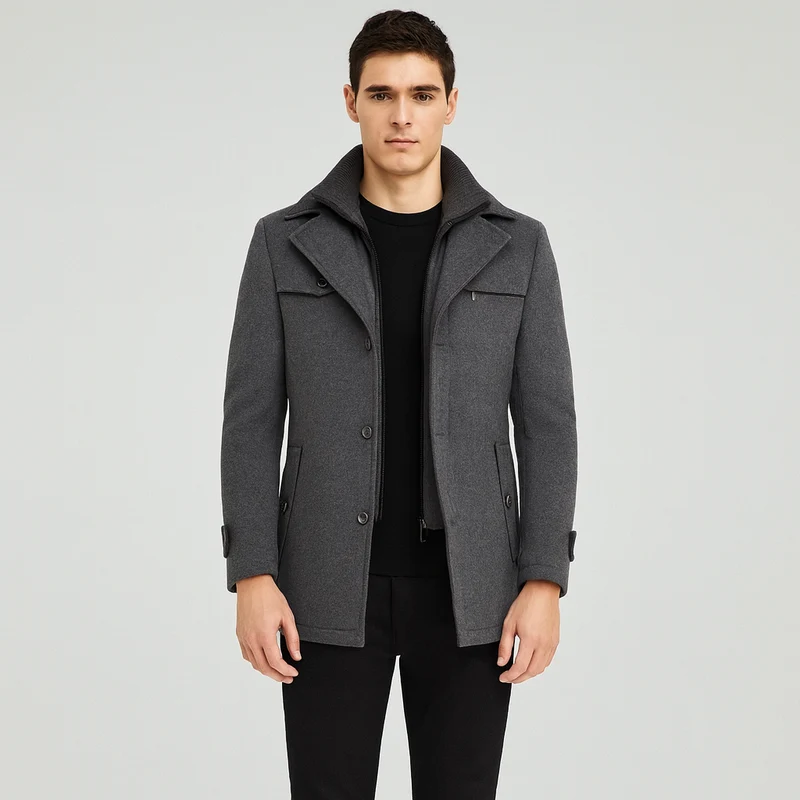 Alaric | Wasserdichter Winter-Businessmantel