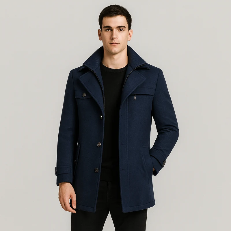 Alaric | Wasserdichter Winter-Businessmantel