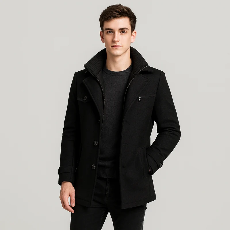 Alaric | Wasserdichter Winter-Businessmantel