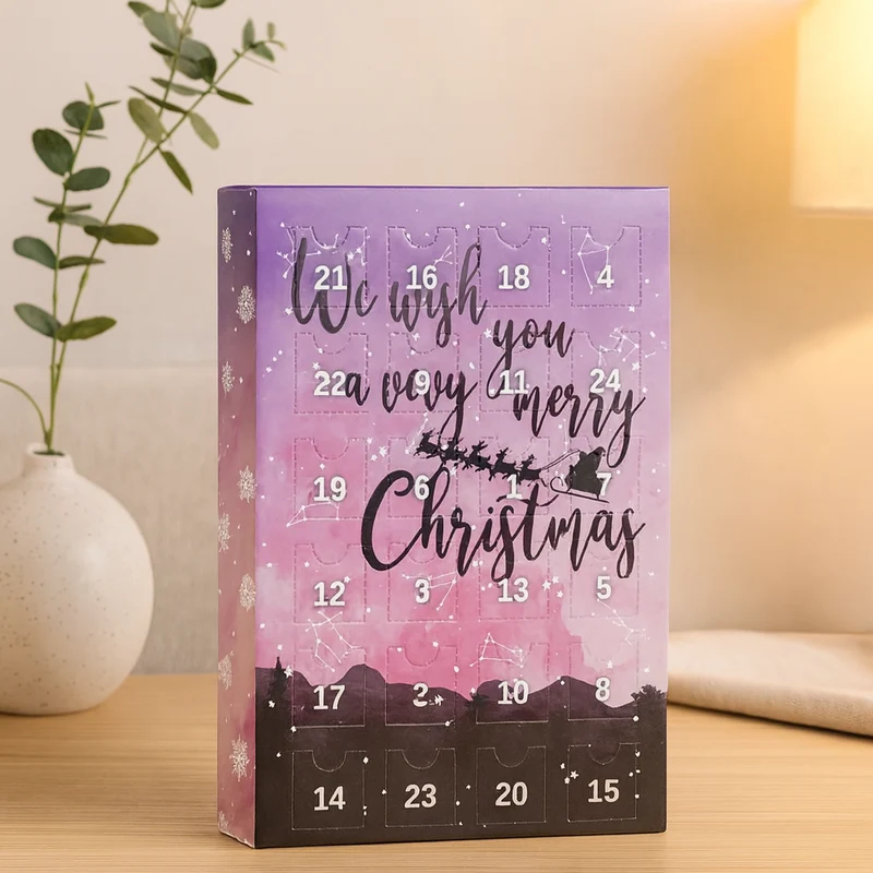 CrystalTreasures | Edelstein-Adventskalender mit 24 Naturkristallen