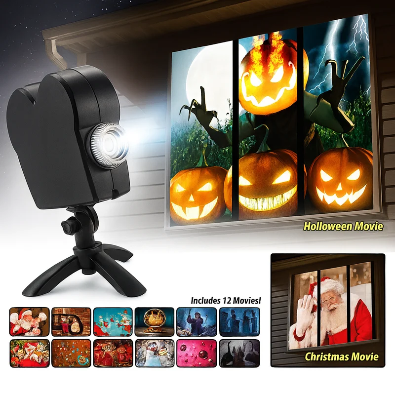 PhantomGlow | Geisterhaus-Halloween-Projektor