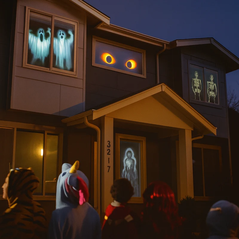 PhantomGlow | Geisterhaus-Halloween-Projektor