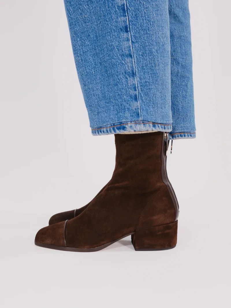 Katharina | Elegante Wildleder Stiefel für Damen im Herbst