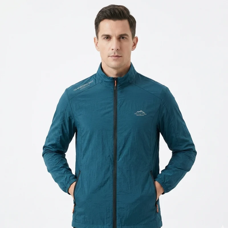 Leichte Winddichte Herren UV-Schutz-Windjacke