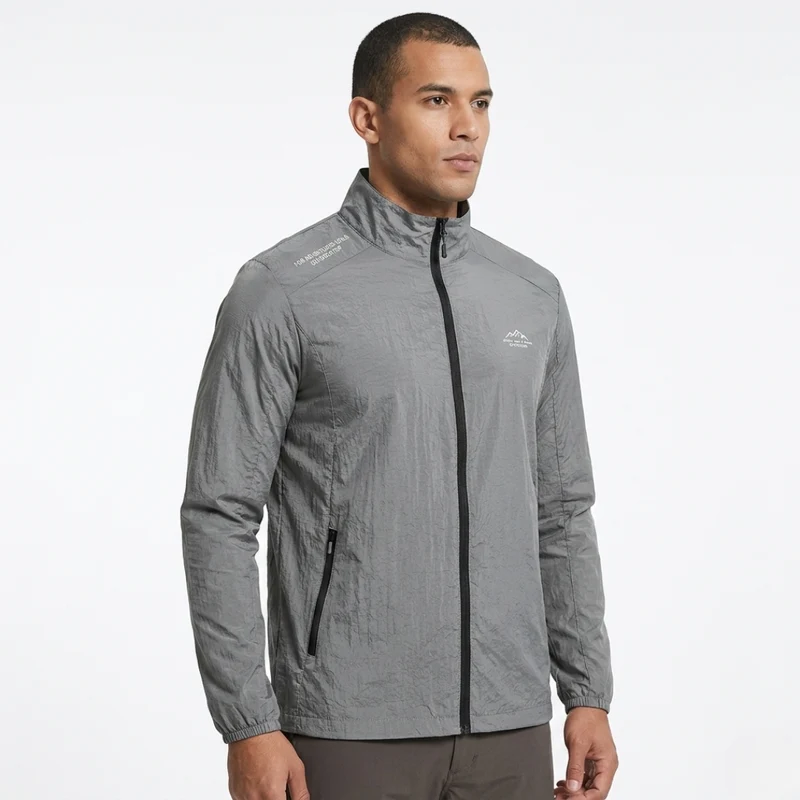 Leichte Winddichte Herren UV-Schutz-Windjacke