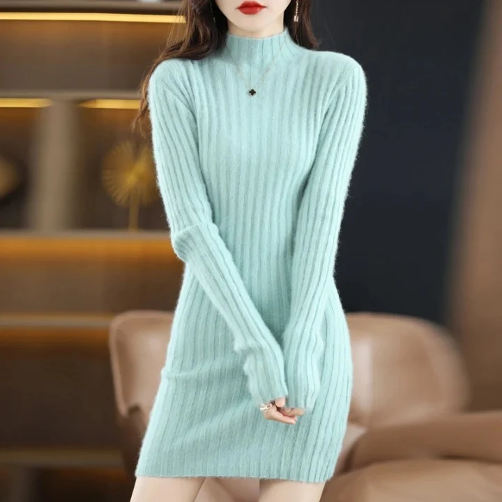 Amelie | Damen Strickkleid Herbst für Hochzeitsgäste