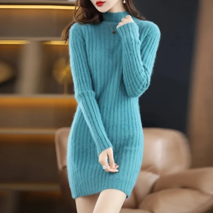 Amelie | Damen Strickkleid Herbst für Hochzeitsgäste